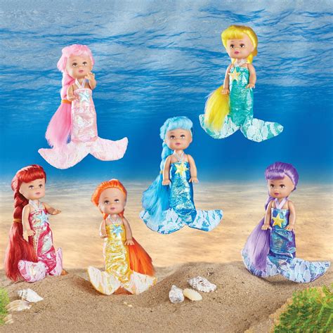 miniature mermaid dolls